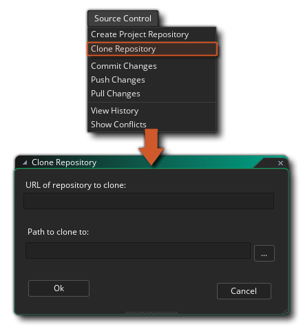 Source Control Clone Repository